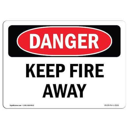 Signmission OSHA Sign, 12" Height, 18" Wide, Aluminum, Keep Clear Of Magnet Magnetic Hazard Can, Landscape OS-DS-A-1218-L-2521